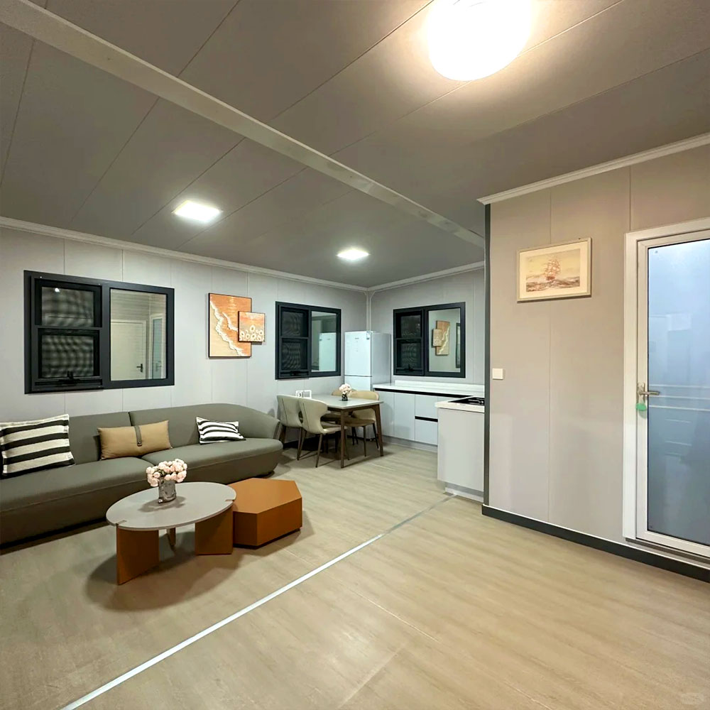 Luxury Expandable Prefab Modular Container House Fully Furnished 40ft 6 5 3 4 Bedrooms And Living Room Prefabricated House