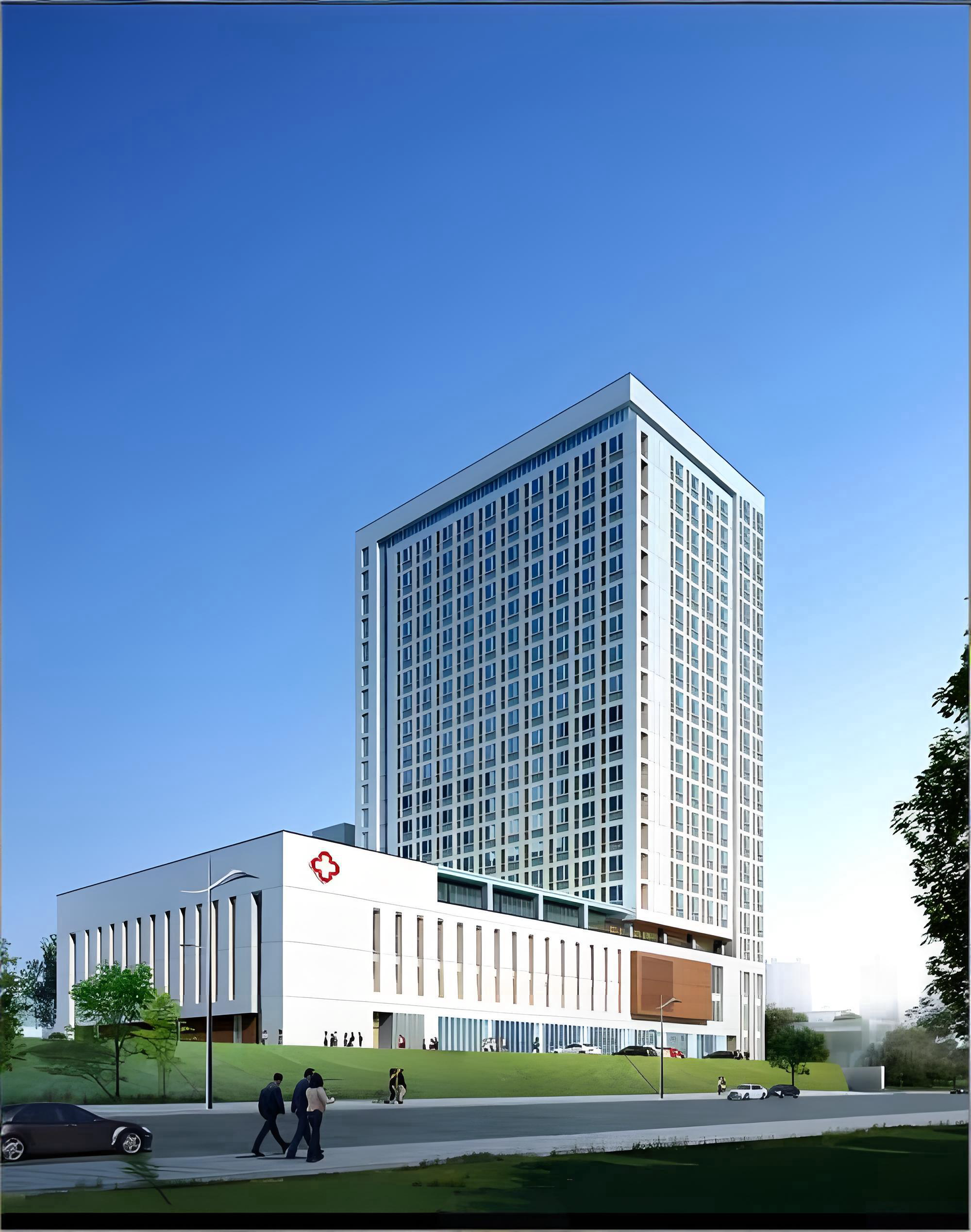 Modern High-Rise Prefabricated Steel Structure Building For Schools Apartments Hotels Halls Supermarkets Offices Hospitals