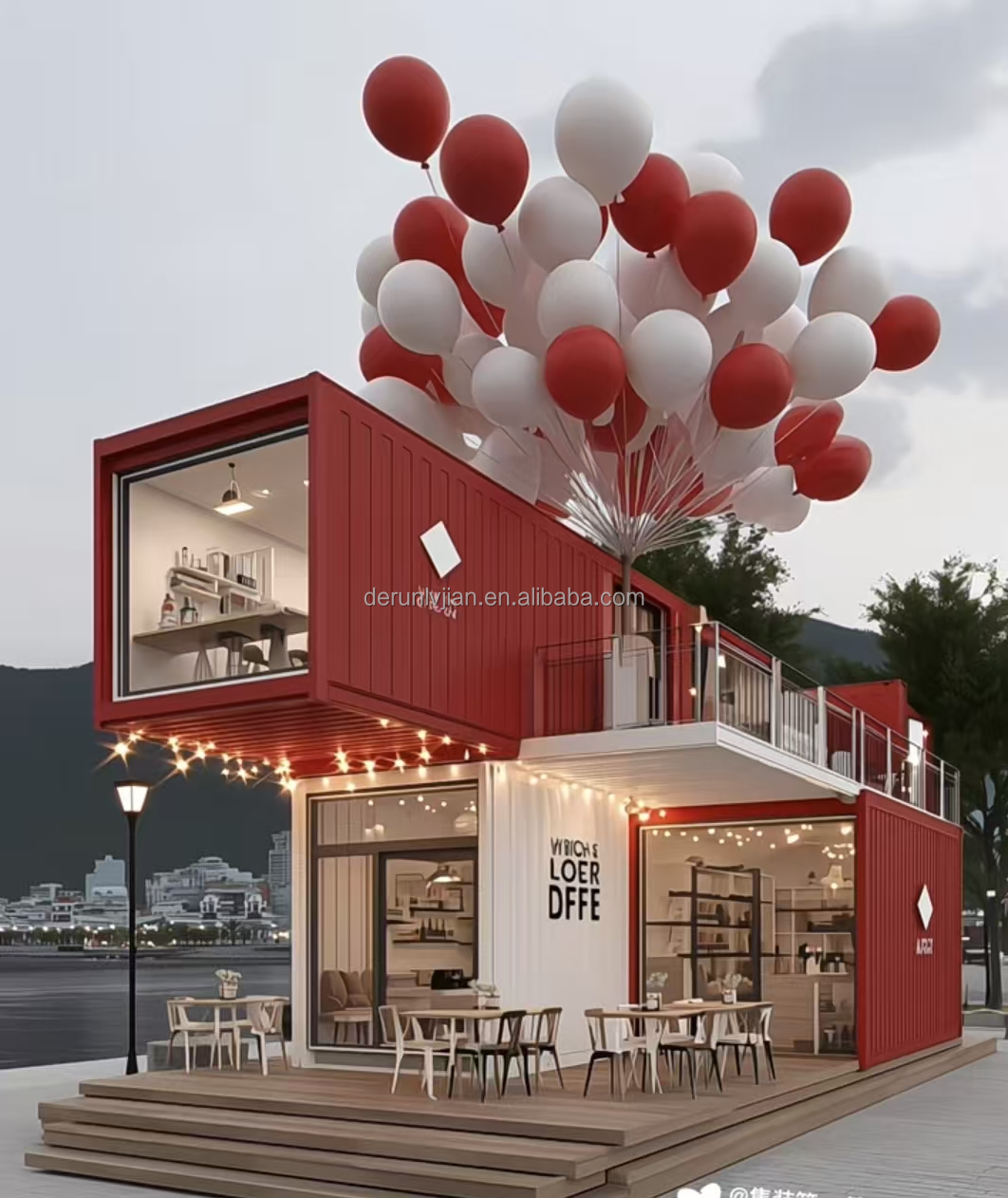 Creative Breathable Container House Mobile Homestay Postmodern Design For Hotel Use Prefabricated Living Room Bedroom Space Free