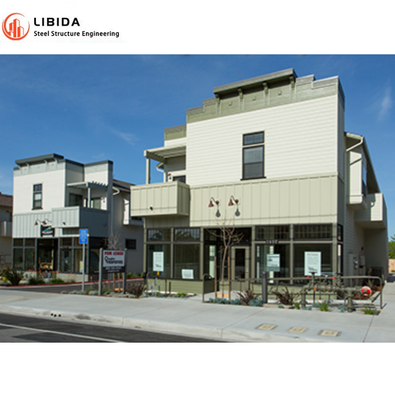 Structural Steel Design Commercial Building For Steel Structure Prefab Shopping Mall