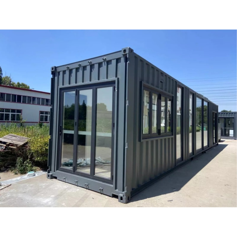 20Ft 40Ft New Luxury Modular Shipping Container House Tiny Homes Ready To Live With Bathroom Vanity Sink