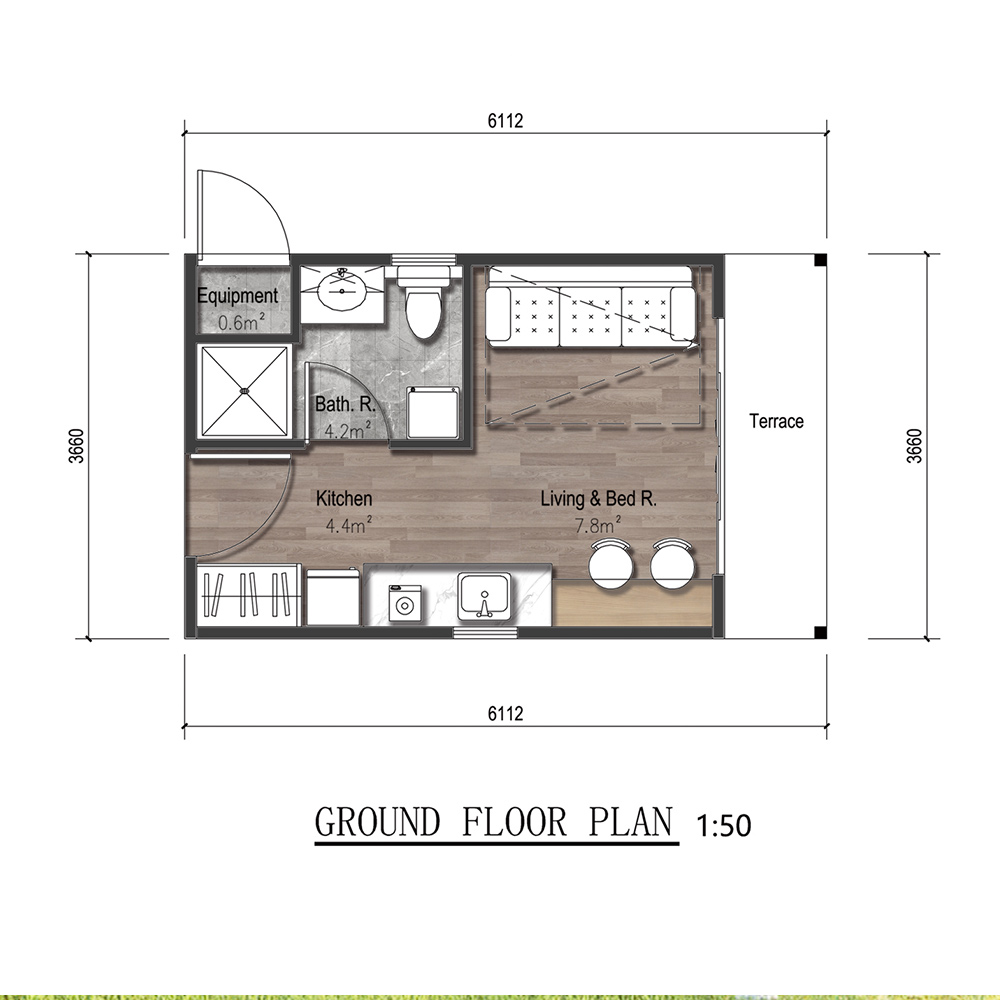 Modular Pod Insulated Room Flat Pack Outdoor Wood SIPs Prefabricated Home Small Garden Office Durable Prefab Tiny House Kit