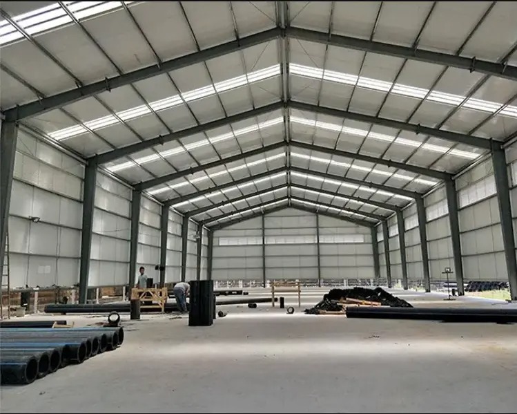 Light Weight Modular Prefabricated Steel Structure Building Metal Frame Warehouse Logistics Factory Barn Kit Workshop Metal Shed