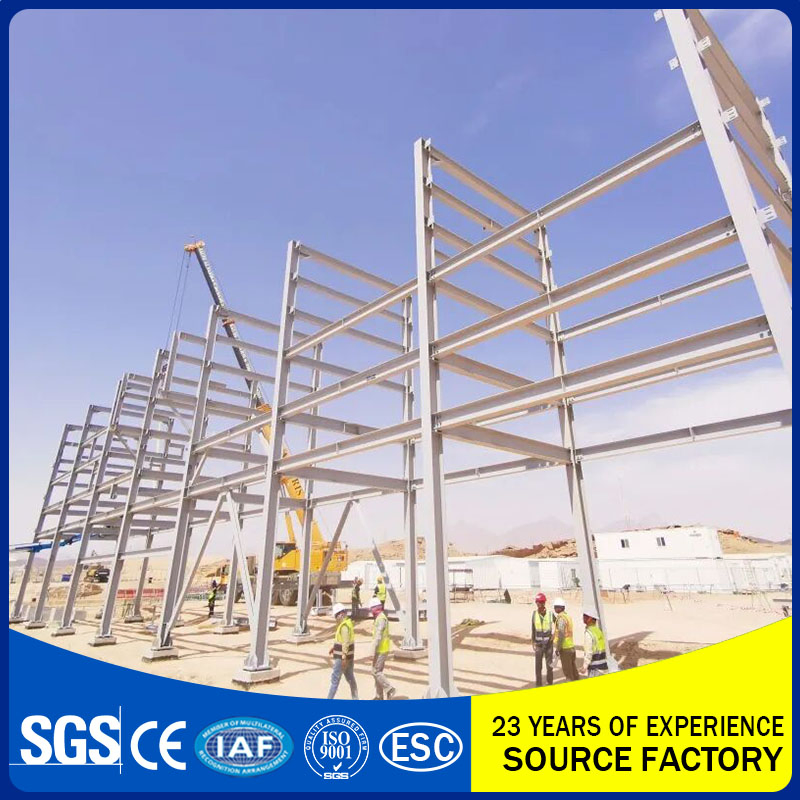 Energy Saving CE Good Insulation Steel Building Prefabricated Building Prefabricated House for Site Temporary Office in Large Worker Camps