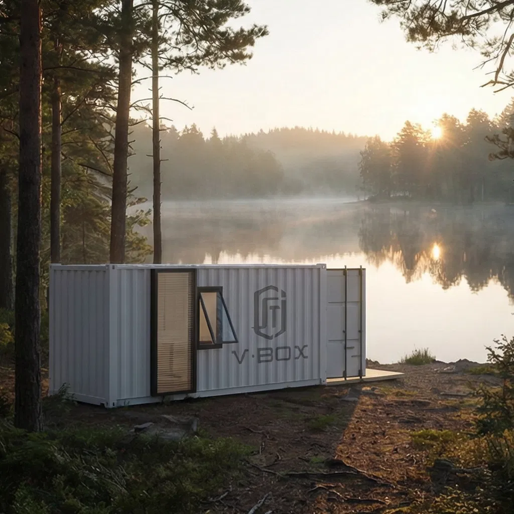 Steel Tiny Prefabricated Elegant Robust Luxury Eco-Friendly Prefab Container House