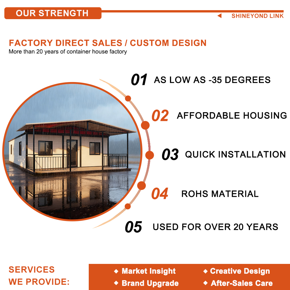 Custom 20ft Expandable Container House Two Bedroom Prefab Folding Outdoor Home for Construction Real Estate