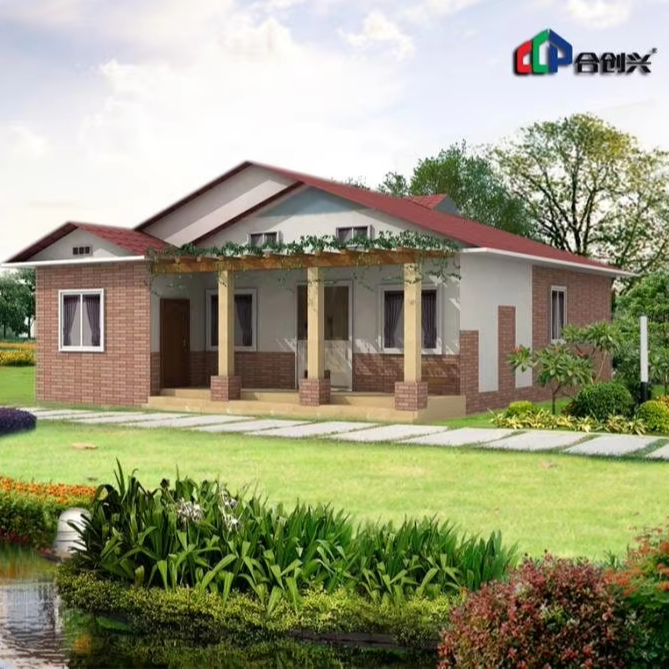 3D Designed Prefabricated Steel Frame Modular Luxury Villa with Modern Design Easy Installation Steel Structure