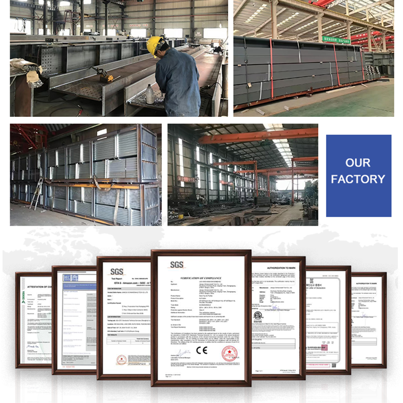 Custom Size Modular Steel Warehouse Wind/Seismic Resistant Bolted Frame For Commercial Goods Storage