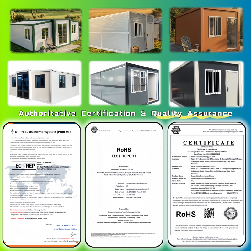High Quality Low Cost Flat Pack Container Home Heat Insulation Fireproof Modern Design Portable Modular House for Hotel Office