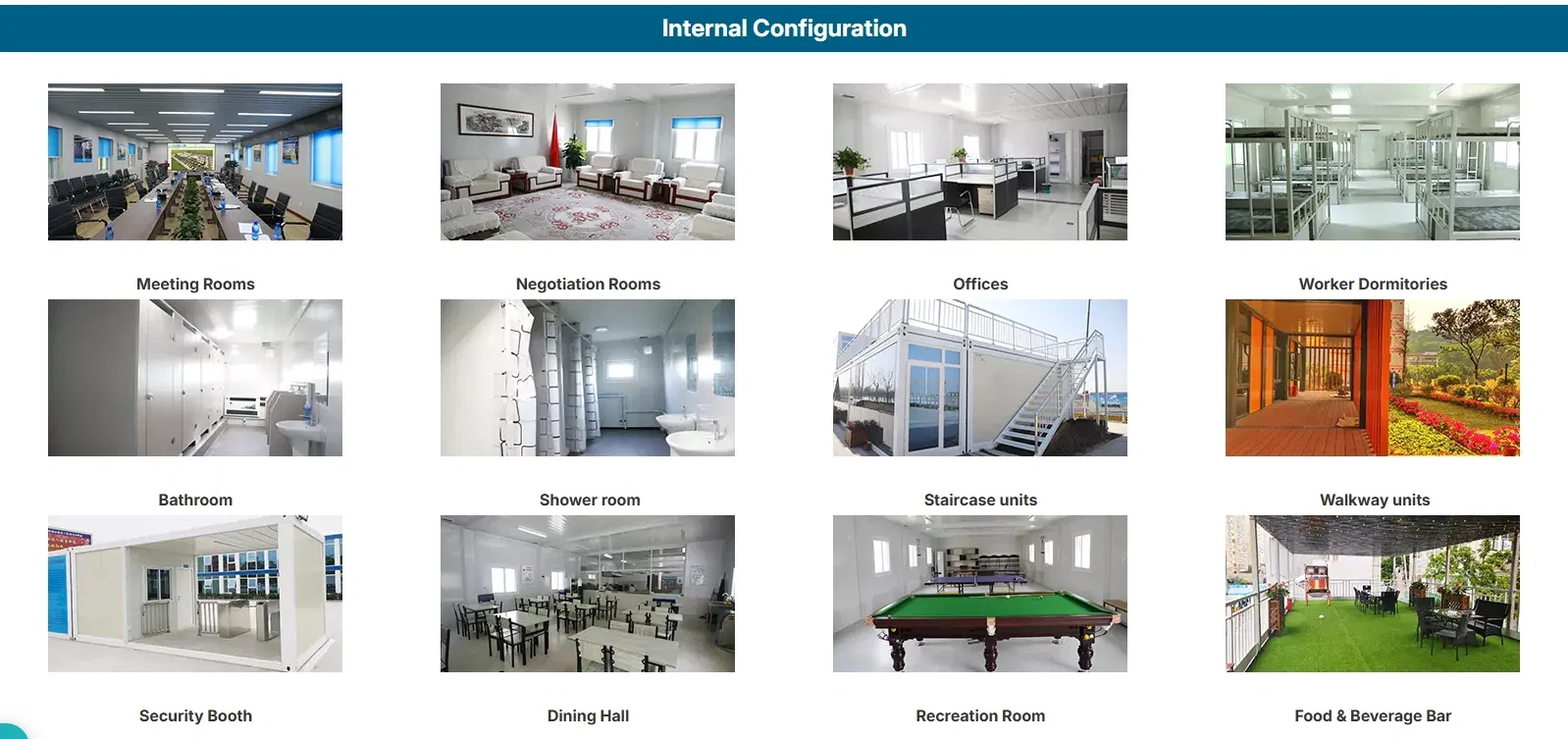 Prefab House Portable Container Layout