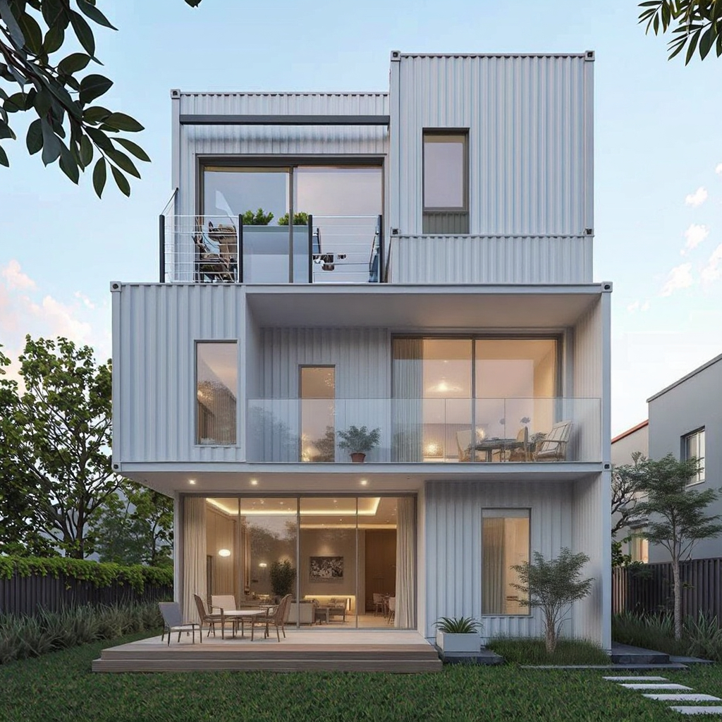 Modern Style Detachable Steel Container Houses for Outdoor Use Free Design Planning Workshops Plants Warehouse Hospital Mall