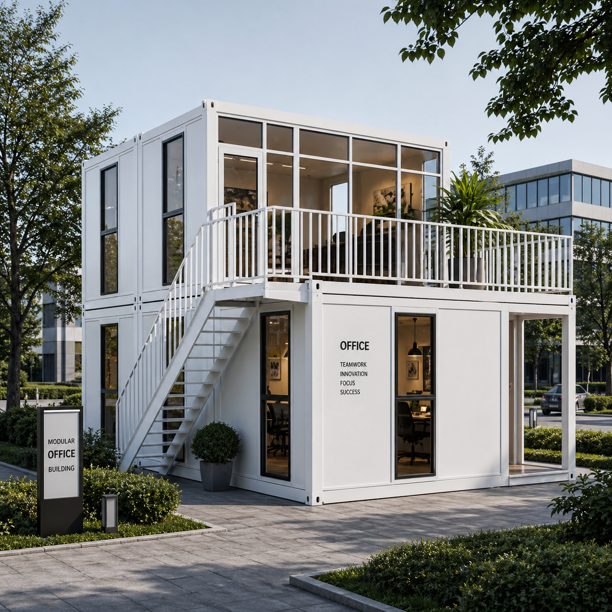 Factory Prefab Casa Modular Detachable Flat Pack Container Tiny Homes Cabin Office Living Pods Kit Houses Ready to Ship