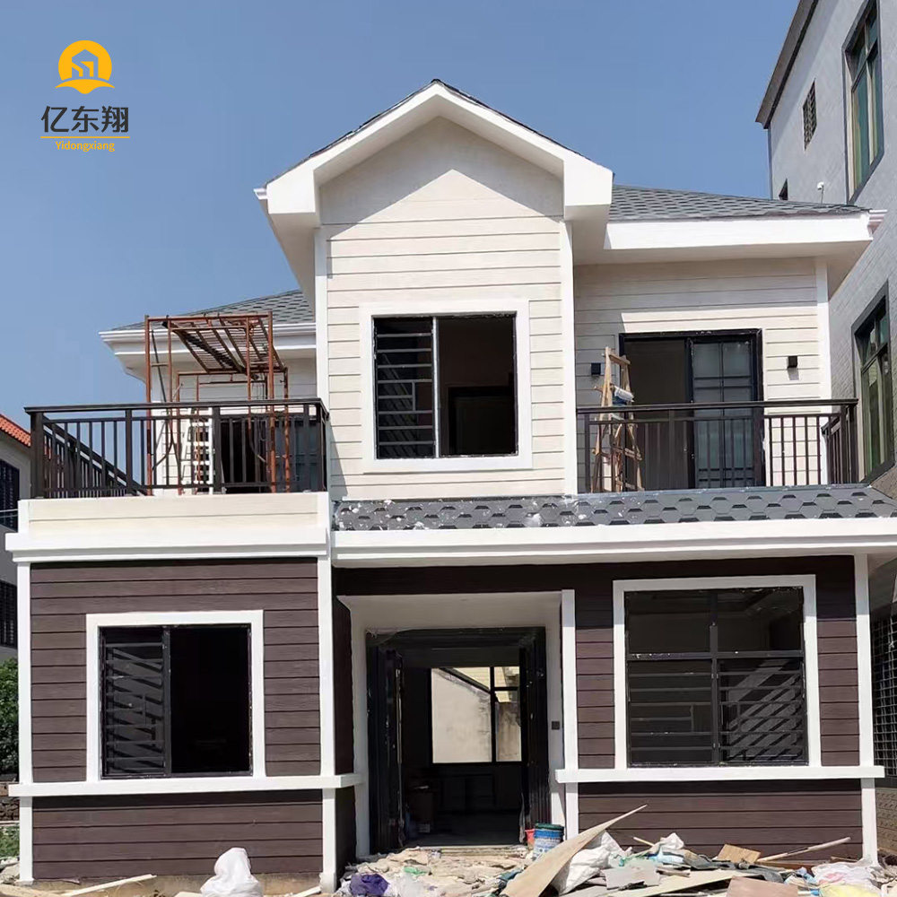 Customized Anti Corrosion Leisure Facilities Light Steel Structure Villa Luxury Smart Eco Friendly Light Steel Structure Villa