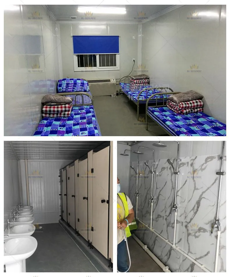Prefabricated Portable House Container Building for Worker Camp