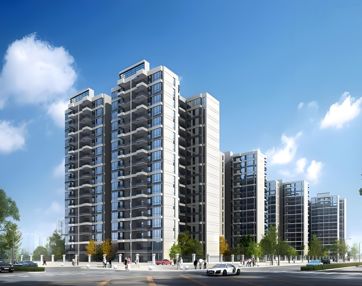 Modern High-Rise Prefabricated Steel Structure Building For Schools Apartments Hotels Halls Supermarkets Offices Hospitals