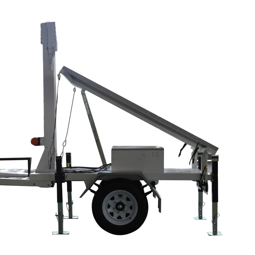 Mobile Folding Solar Power Generation Trailer Mobile Solar Generator Trailer