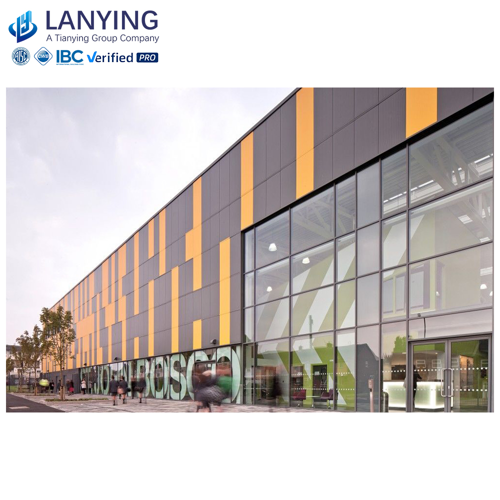 China Modern Design Style Light Steel Frame Building Certified Prefabricated Hospital Steel Structure