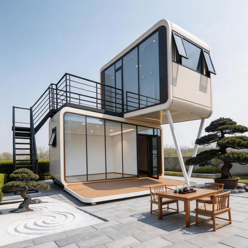 Customization Explosive Models 20ft Apple Cabin Waterproof Insulated Prefabricated House Customized Mobile Tiny Home