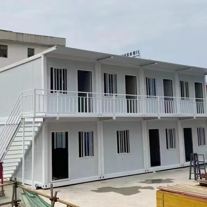 Factory Custom Modular Prefabricated Container Apartment Building 2 Storeys Sturdy New Model Mobile House