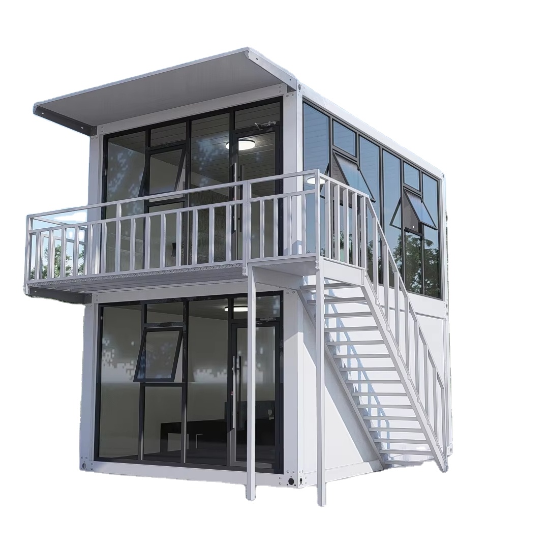 Factory Custom Modular Prefabricated Container Apartment Building 2 Storeys Sturdy New Model Mobile House