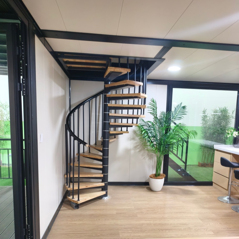 Luxury 20ft Double Wing Expandable Container House Waterproof Prefab Modular Home For Two-story Villa Family Outdoor Living