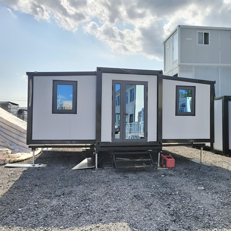 Modern Style 40ft 10ft 20ft Expandable Prefabricated Sandwich Panel Steel Container Houses Customized Color 20x16 3 Bedroom