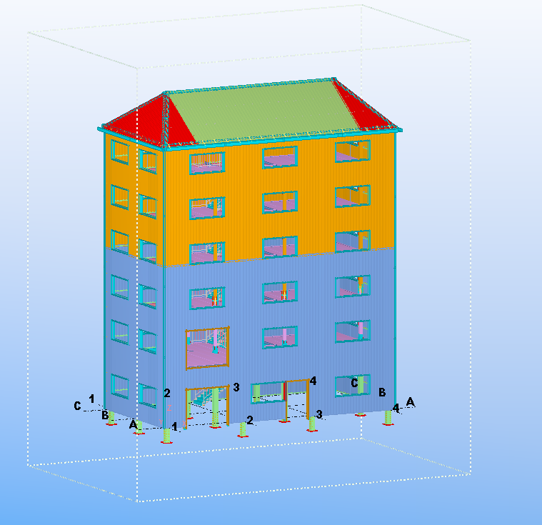 Steel Column Structure