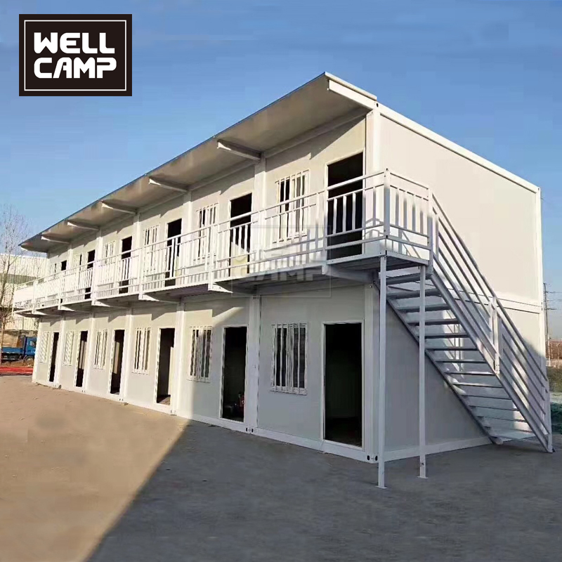 Fast Install and Affordable Prefab Container Accommodaiton Dormitory Building for Worker Construction Worker Camp