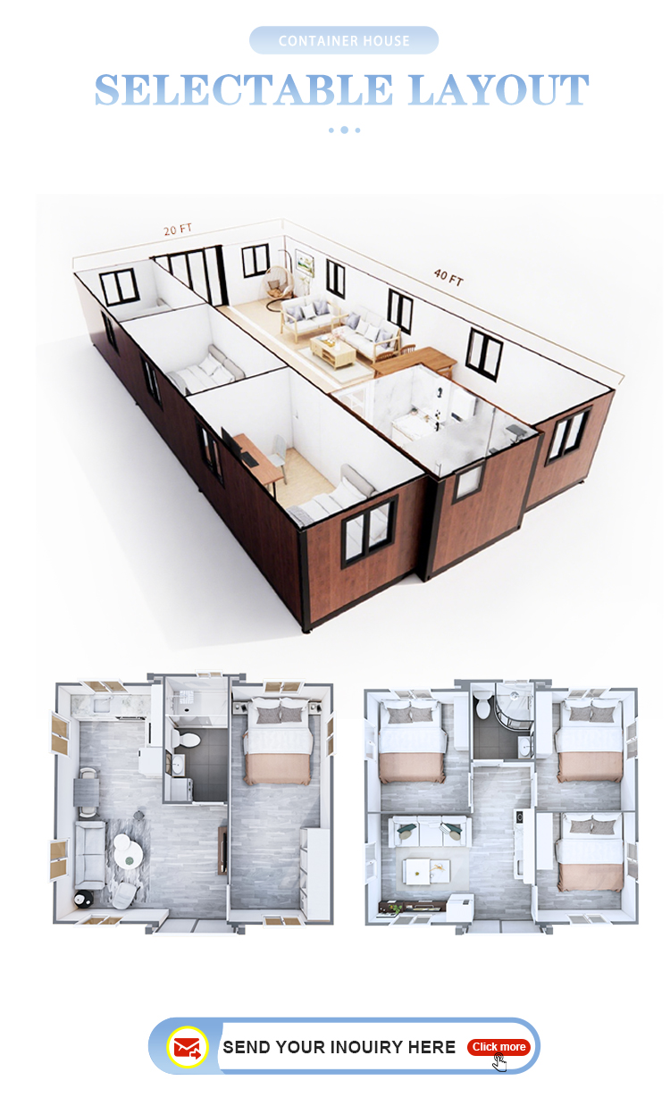 Selectable structural layout options