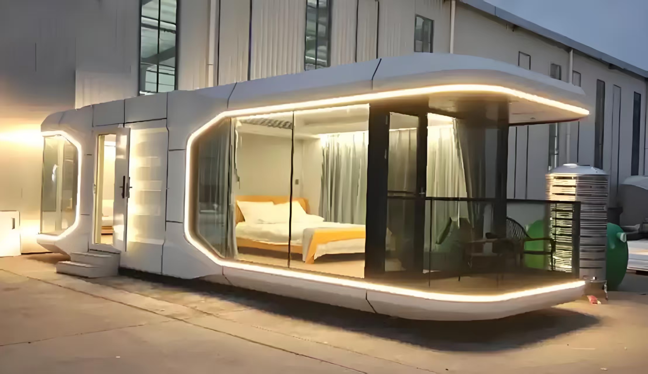 Factory Affordable Vacation Luxury Mini Mobile Home, Durable Time Saving Mobile Modular Home