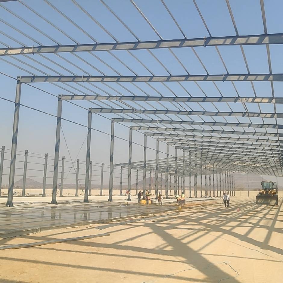 Chinese Design Style Lightweight Prefab Industrial Steel Structure Warehouses Modern Light Workshop 1 Year Warranty Total