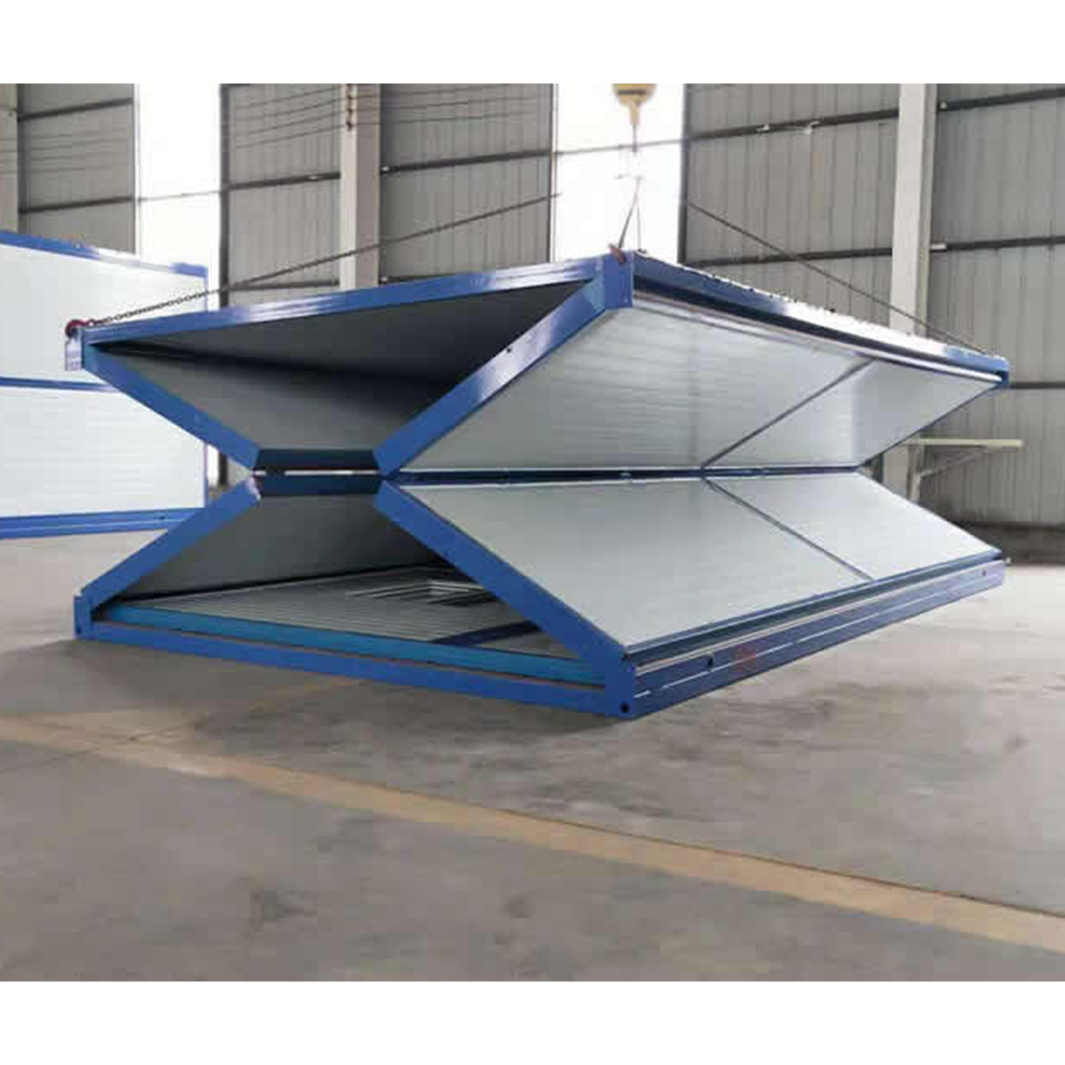 X-Type Folding Container House For Apartment Hospital Office Building Collapsible Container House