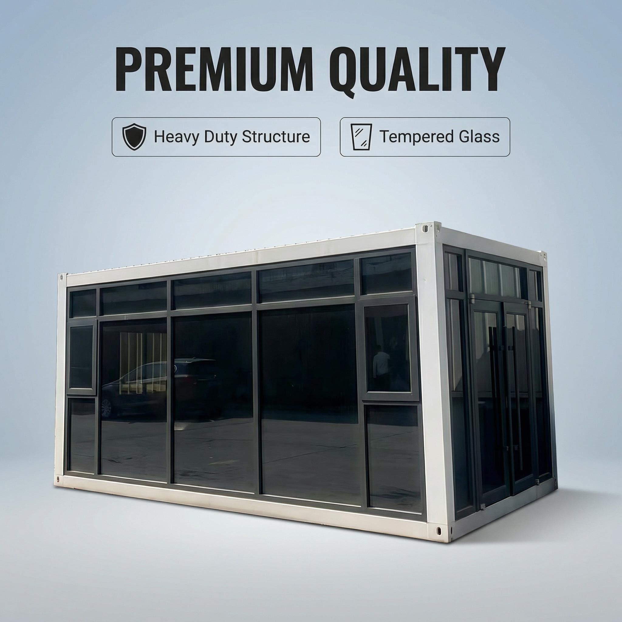 Flat Pack Container Classroom Prefabricated School Building with Modern Design Round Shape 5 Year Warranty for Office Use