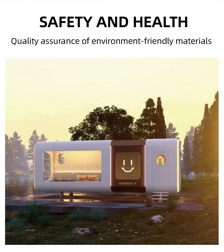 Modern Deluxe Double-Deck Steel Container Cottage Prefab Holiday Hotel Office Villa for House Apple Cabin Homestay Use