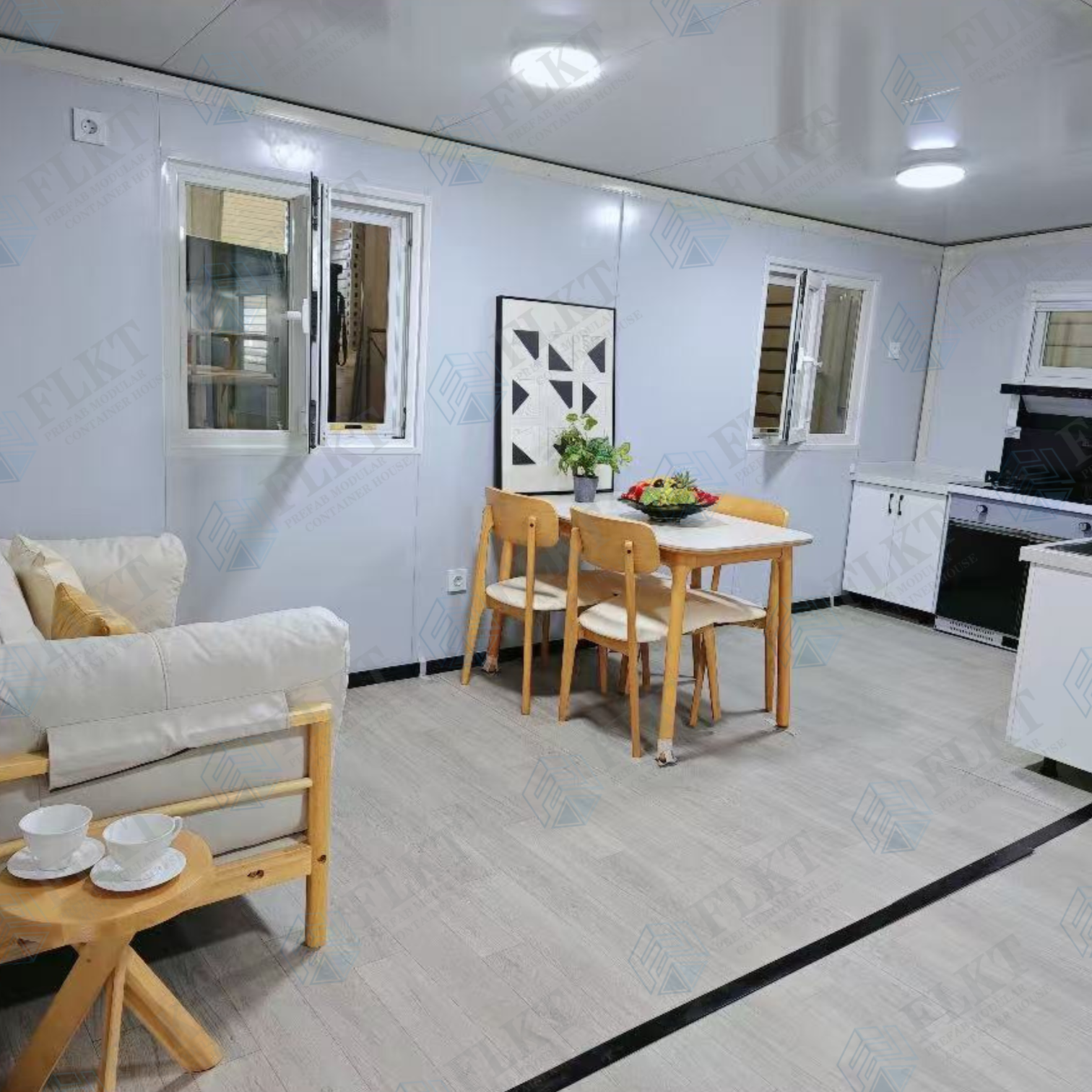 FLKT Sustainable Waterproof Expandable Container House 2 Years Warranty Source Factory Modern Prefabricated Modular Green Home