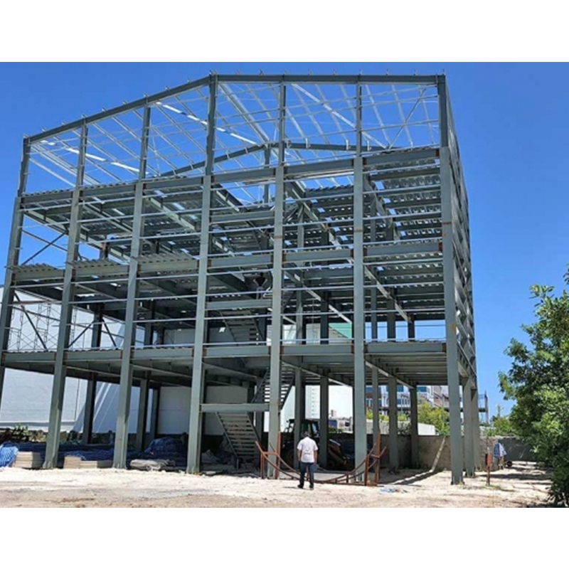 Modern Design High-Rise Steel Structure Prefabricated Apartment Building 2-10 Floors Modular Schools Galvanized Surface ISO9001