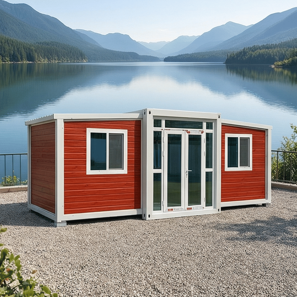 Sturdy 40-Foot Expandable and Foldable Container Dwelling - Weatherproof Prebuilt House