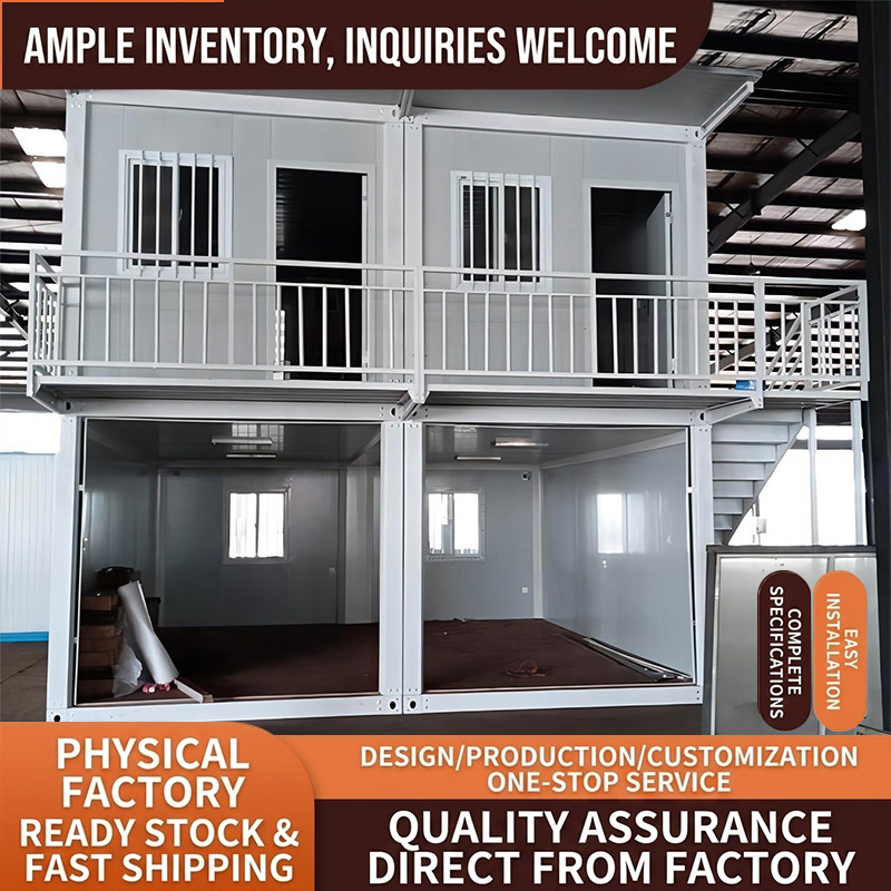 High-Quality Waterproof Fireproof Home Compact Foldable Container House Easy Shipping Quick Assemble Temporary Office