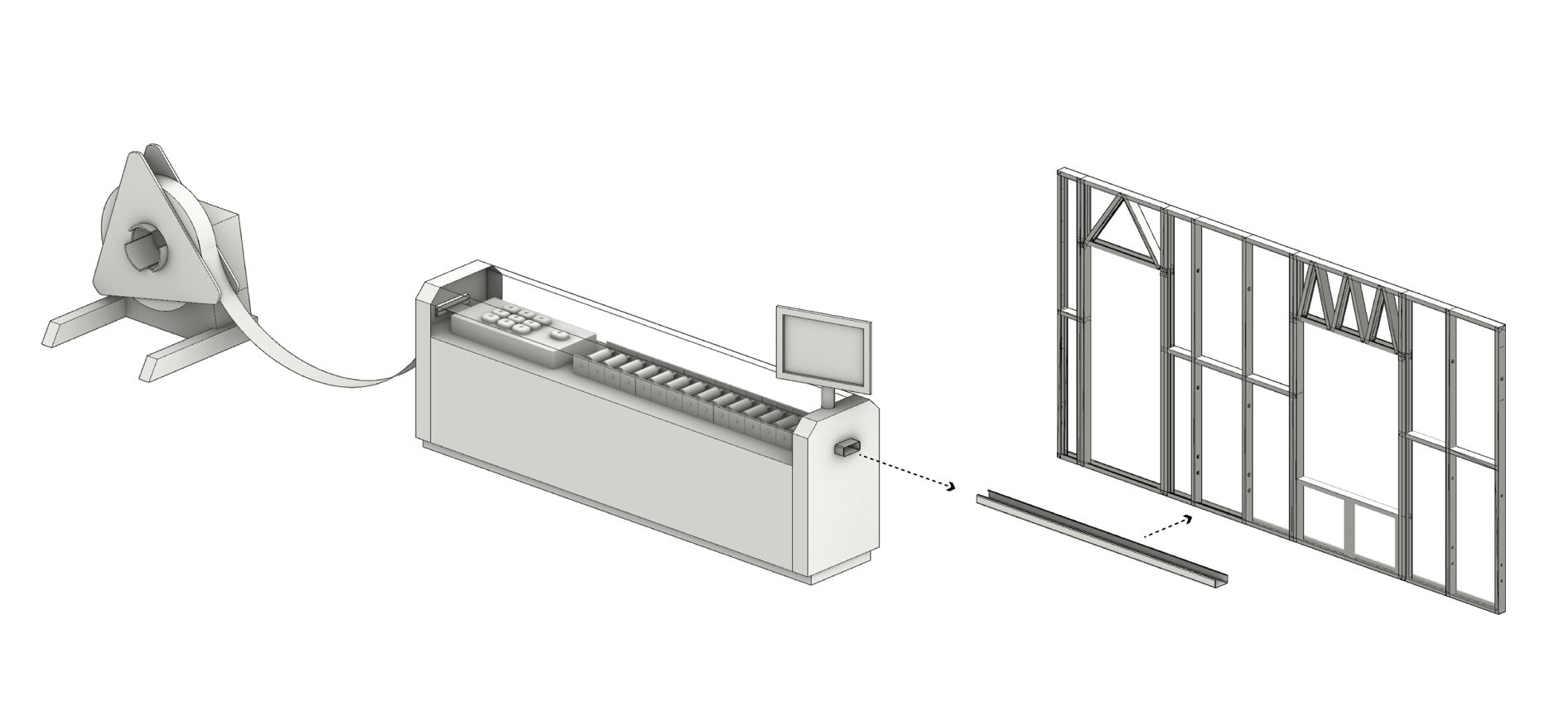 LGS Machine Frame Structure