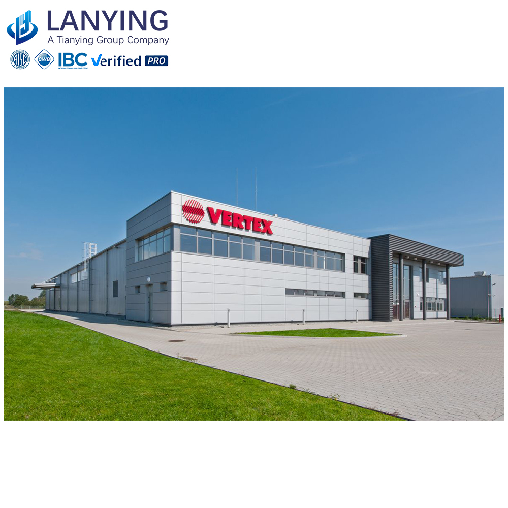 China Prefab Workshop Steel Frame Buildings Industrial For Warehouse Hospital School