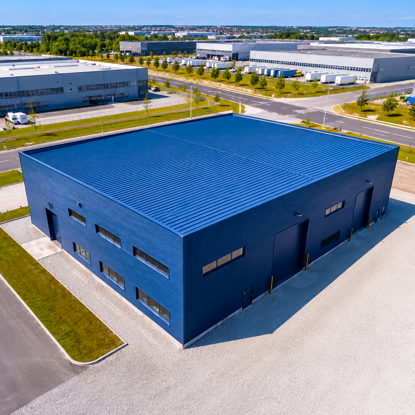 Commercial Industrial Minimalist Steel Structures For Office Buildings Hospitals &amp; Schools-Wholesale Low Prices 5-Year Warranty
