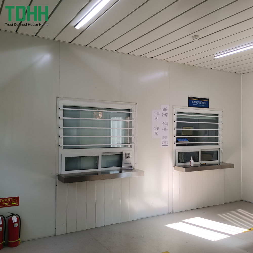 Fast Assembly Quick Install Ward Laboratory Clinic Pharmacy Medical Center Flat Pack Modern Modular Hospital Container House