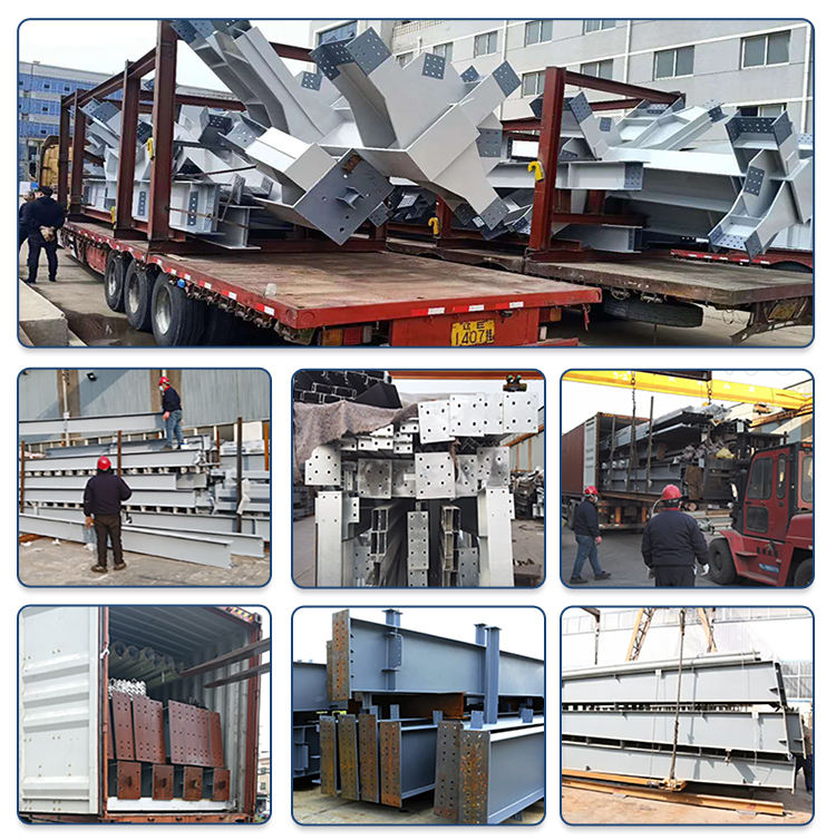 Light Steel Prefab Structure Workshop Building Metal Structure Steel Structure Production Building Poland