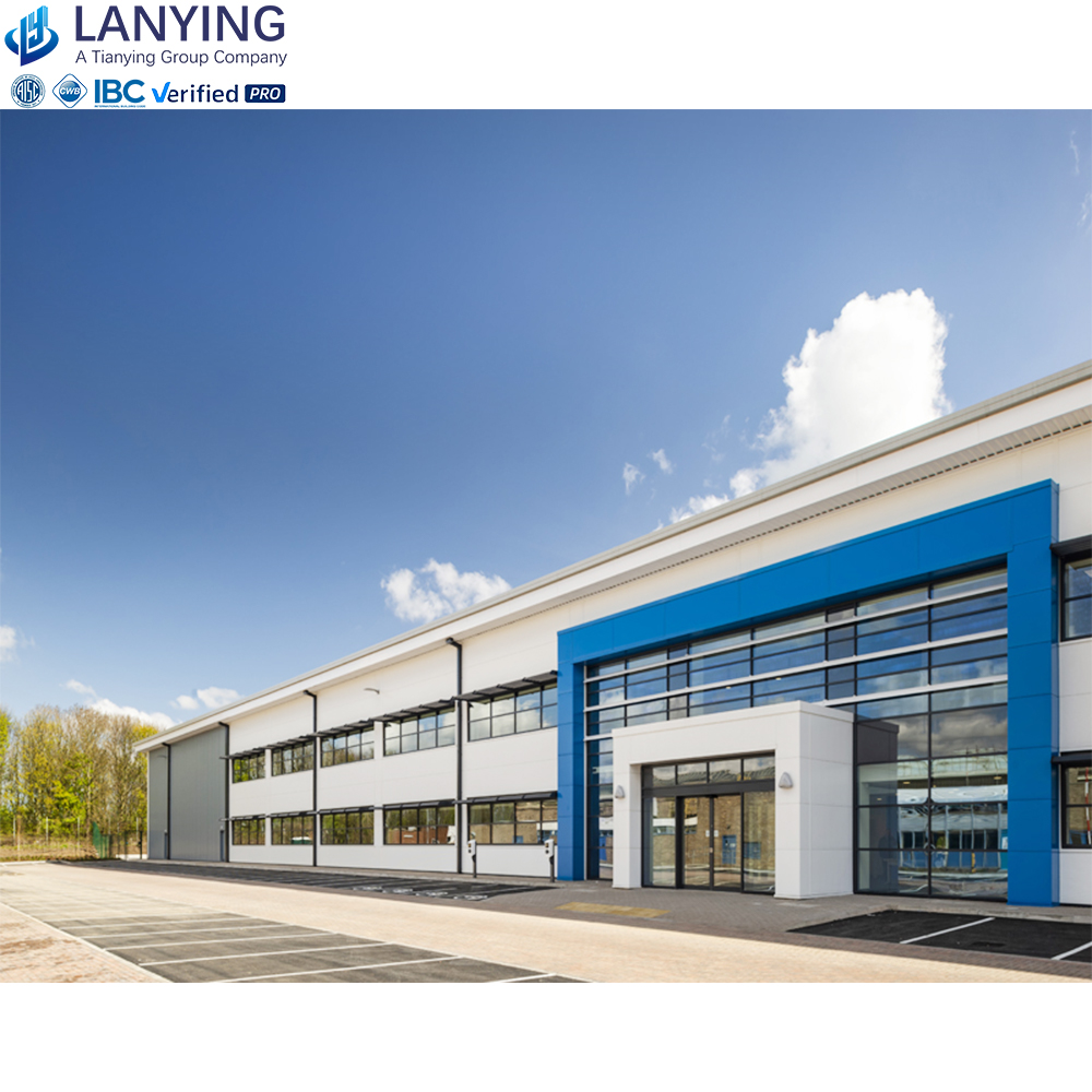 China Modern Design Style Light Steel Frame Building Certified Prefabricated Hospital Steel Structure