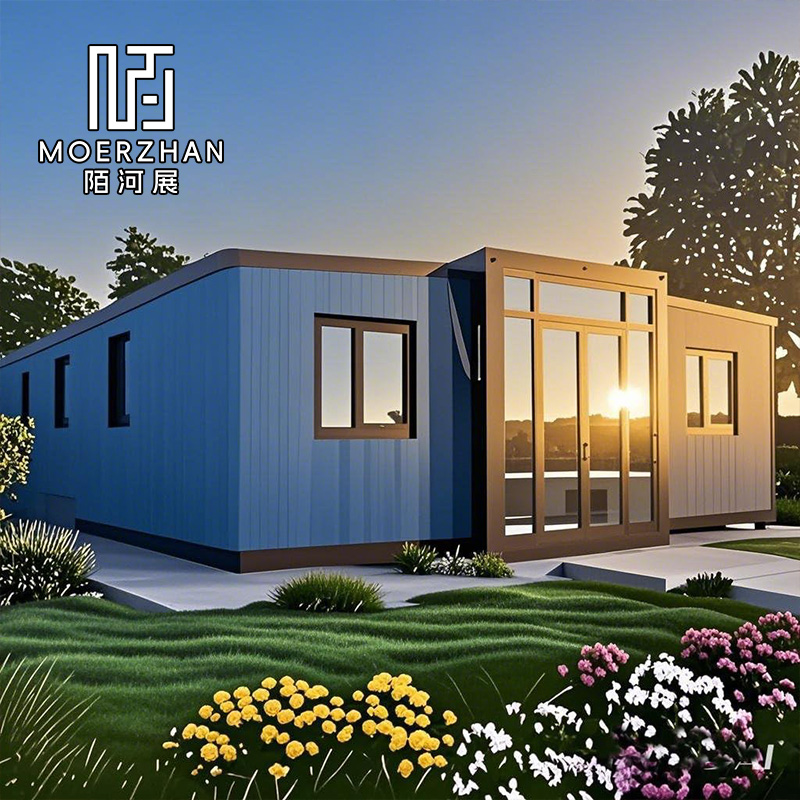 Modern Sustainable Community Home 20ft40ft Energy-Efficient Prefab Villa 2-3 Bedroom Expandable Unit for Eco Village &amp; Urban