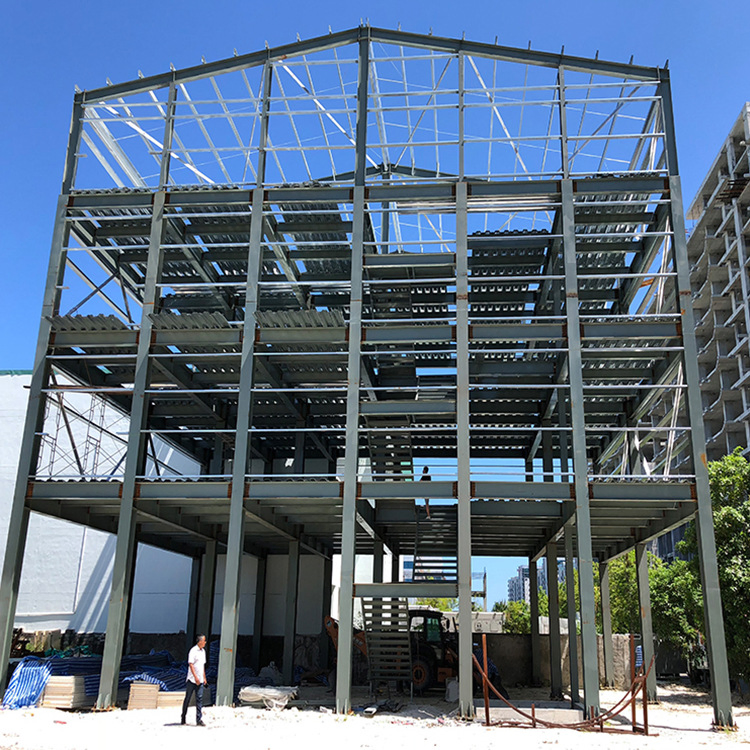 Cheap Low Cost Sandwich Panel Steel Prefab Prefabricated Modular Steel Building Kit for Worker Camp Dormitory