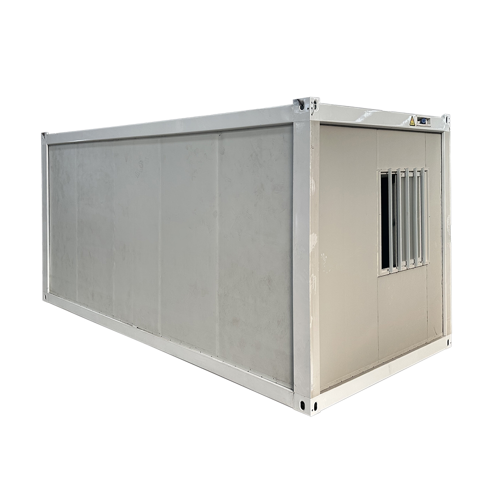 Customized Prefab Easy Build Movable Foldable House 20ft Prefab 1 Bedroom Office Tiny Apartment Z Shape Folding Container House