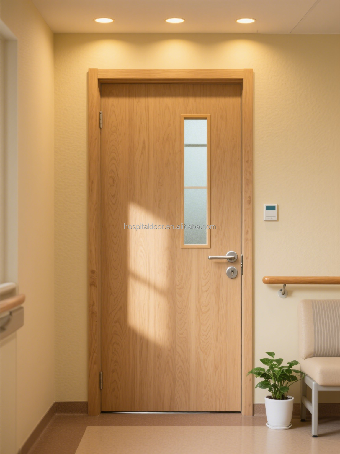 Wooden Ward Door