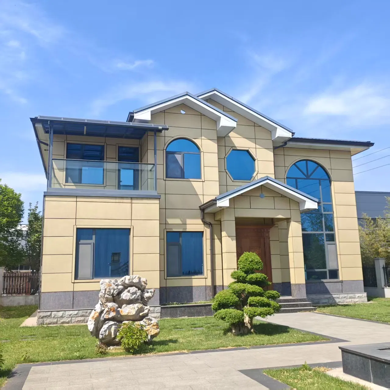 Two-Stories Eco-Friendly Modular Living Light Steel Villa