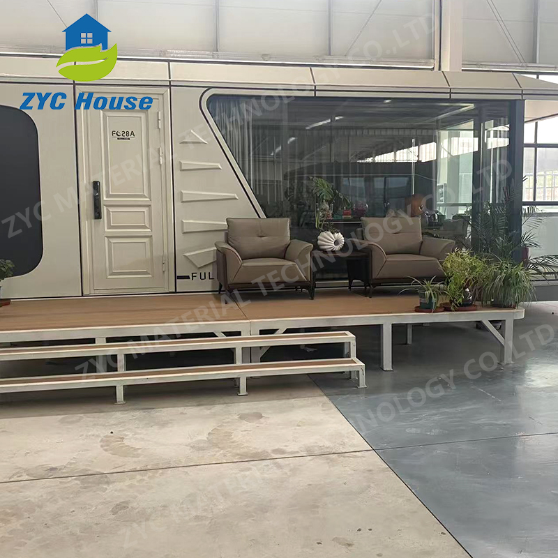 Outdoor Eco Capsule House Luxury Pod Space Capsule Hotel Capsule Room Prefab Apple Cabin Container House